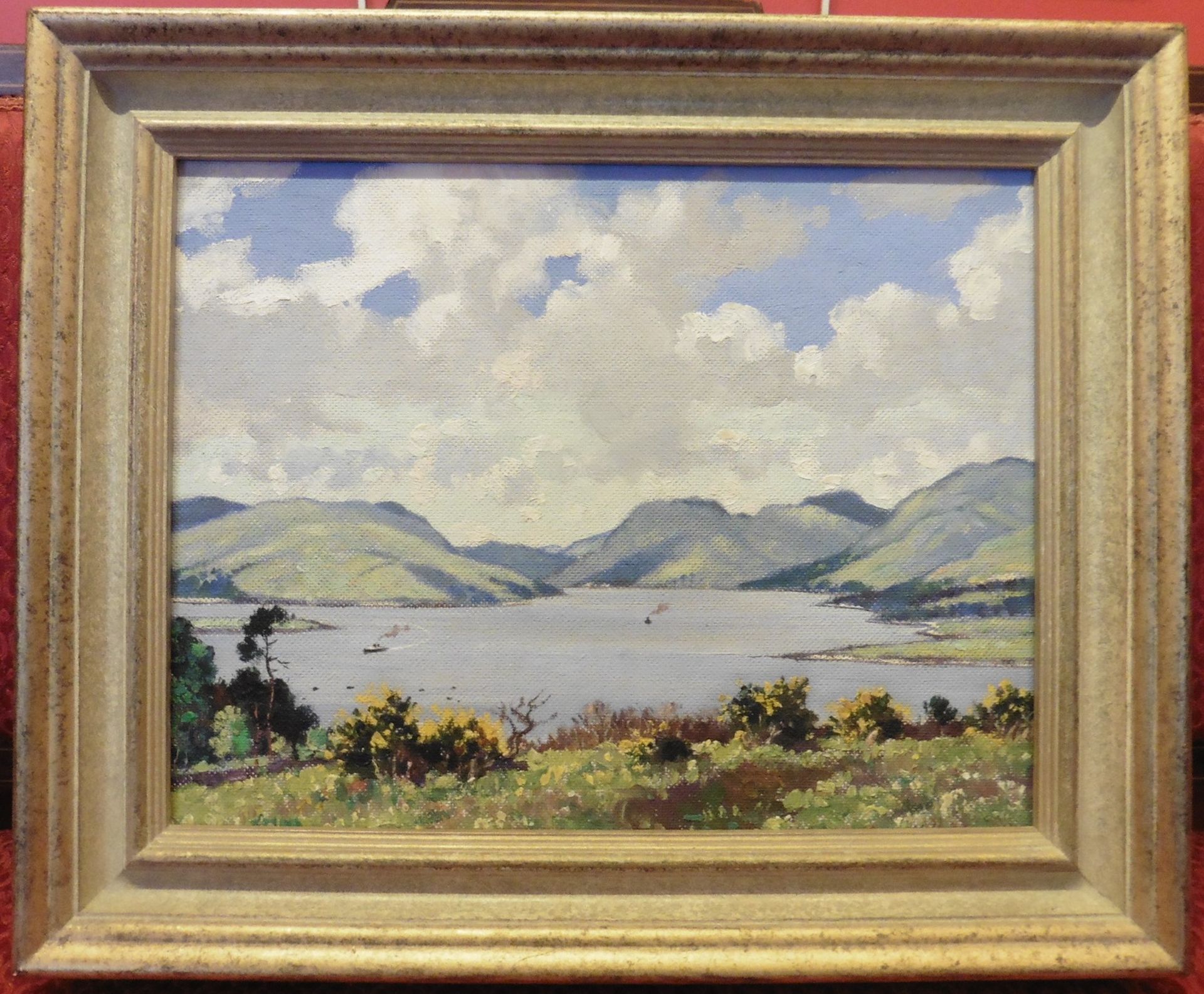 Douglas Macleod 1892-1963 original oil painting Loch Striven from Canada Hill Title: Loch Striven - Image 2 of 6