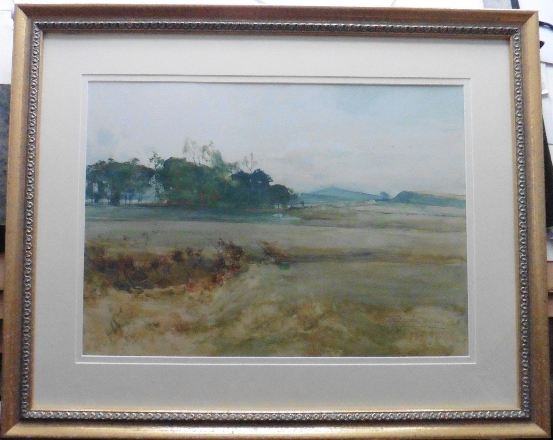 James Douglas Scottish (1858-1911) signed watercolour Nth Berwick Golf Course Title : North - Image 2 of 4