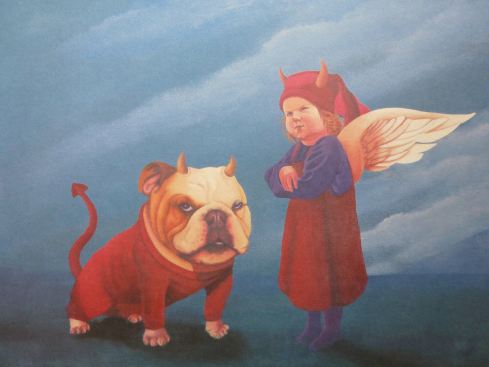 Mike Forbes Scottish Artist Born 1963 signed limited edition print 'Little Devils' Title:Little