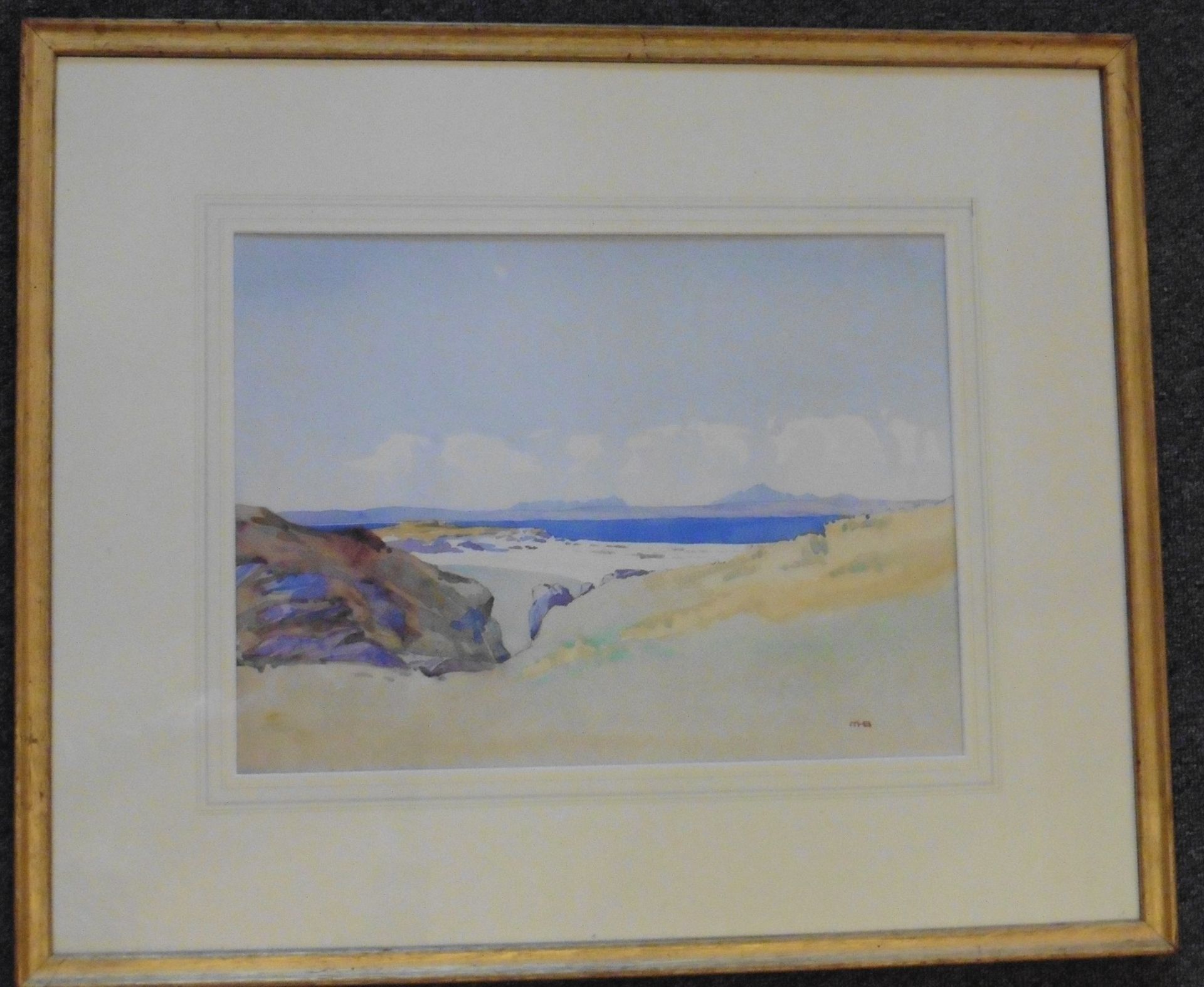 Mary Holden Bird Signed with monogram Scottish 1920- 1978 watercolour - 1924 Fine art society - Image 2 of 6