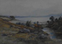 William Beattie-Brown 1831-1909 Signed watercolour Dornoch Firth Title: Dornoch Firth Artist: