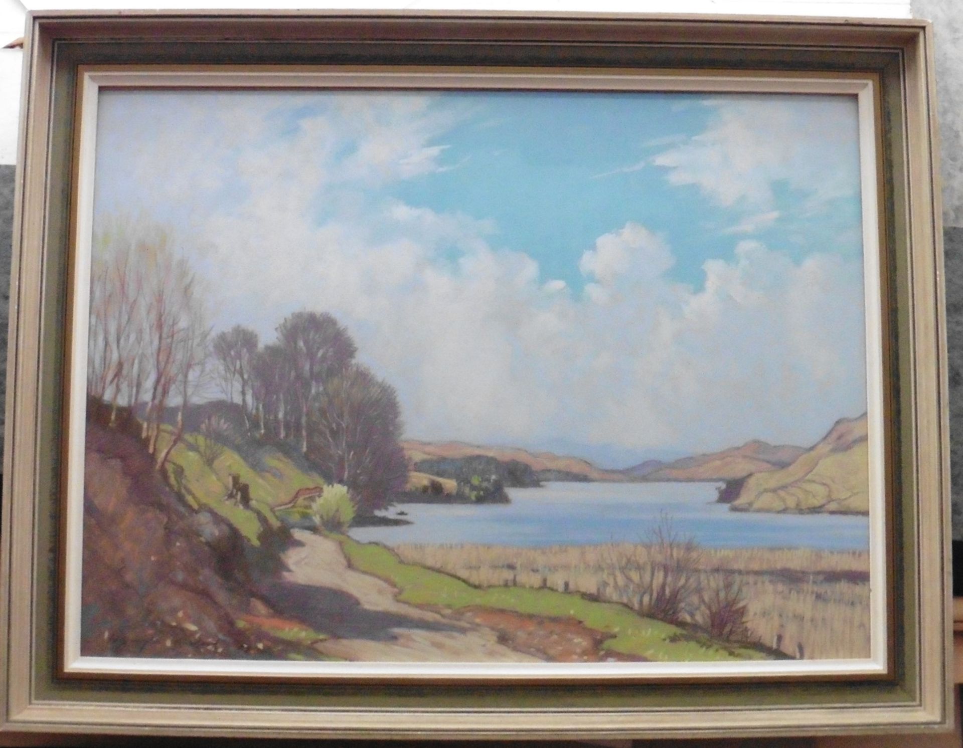 William Douglas Macleod 1892-1963 signed pastel 'Loch Anich' Title:Loch Anich Artist:William Douglas - Image 2 of 5