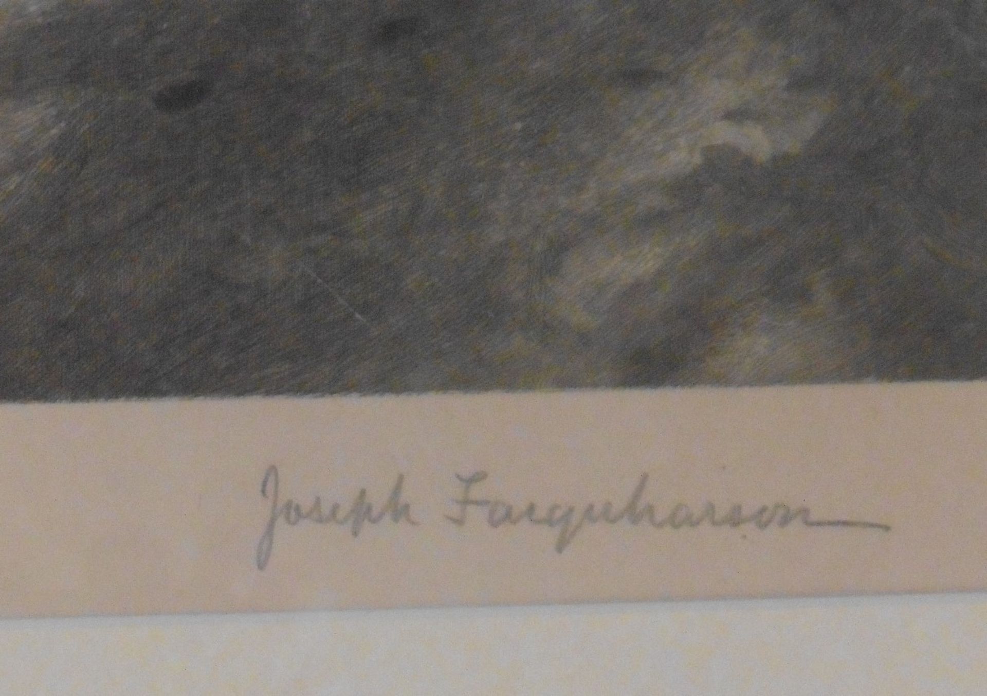 Joseph Farquharson 1846-1935 signed etching O'er Snow-clad Pastures Title : O'er Snow-clad - Bild 3 aus 5