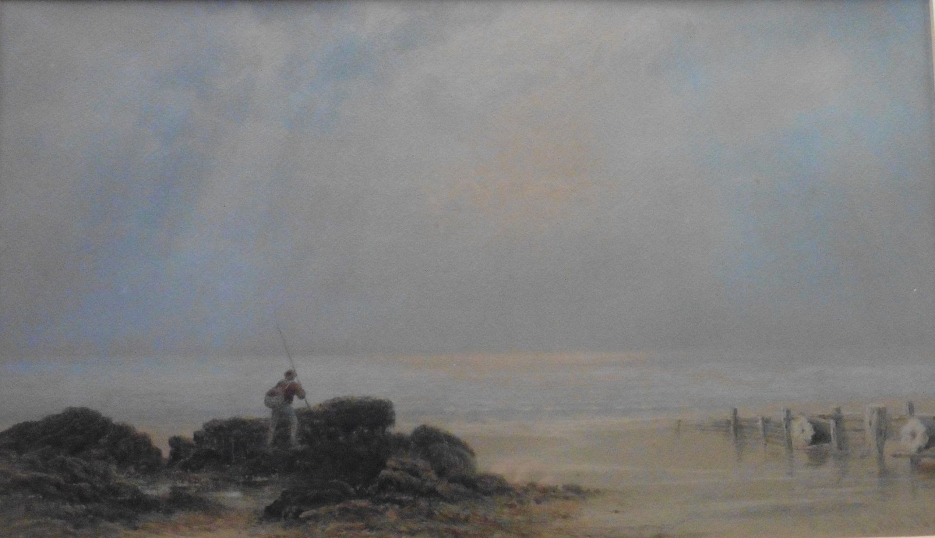 George Lothian Hall 1825 -1888 signed watercolour 'The Fisherman' Title:The Fisherman Artist:
