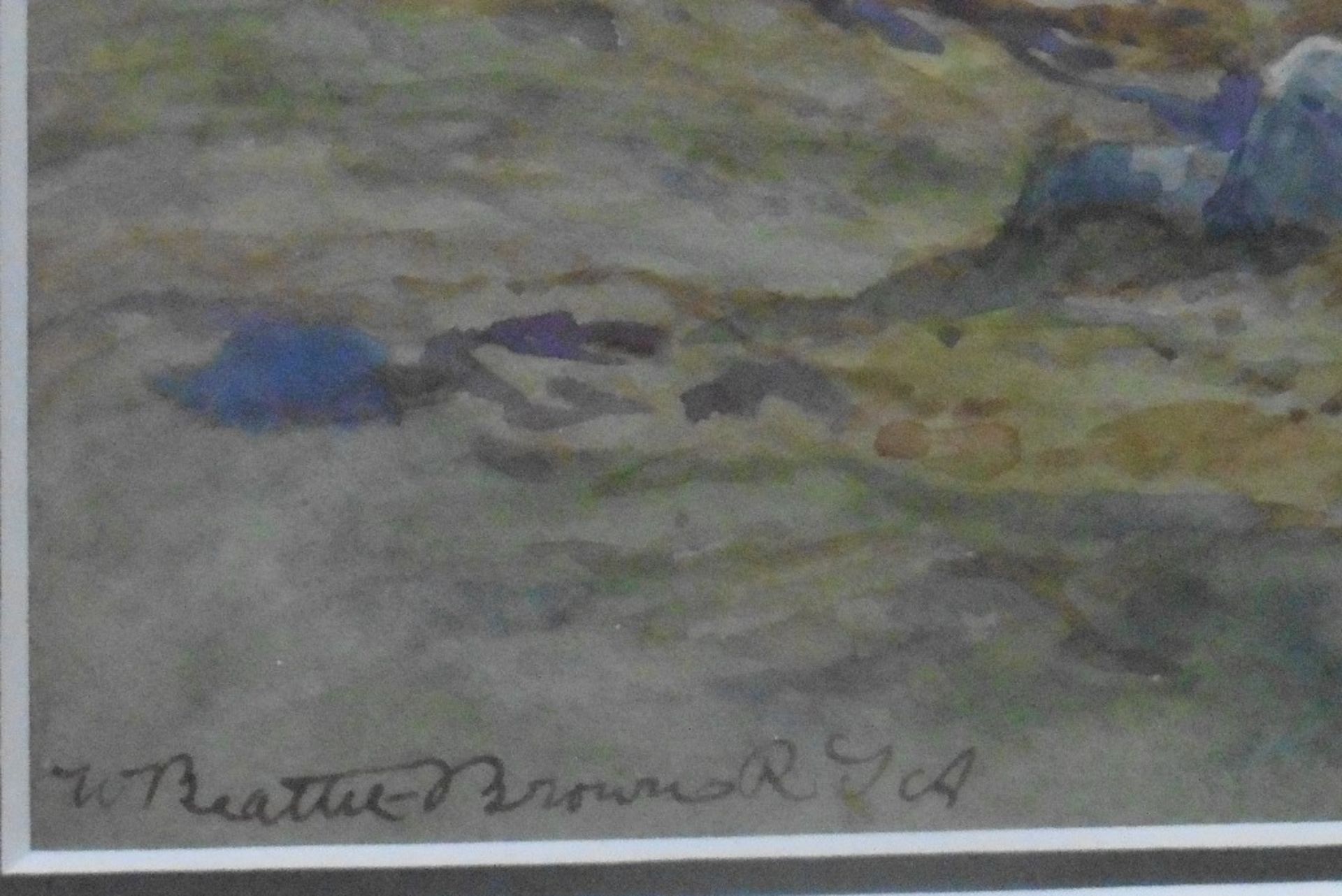 William Beattie-Brown 1831-1909 Signed watercolour Dornoch Firth Title: Dornoch Firth Artist: - Image 3 of 6