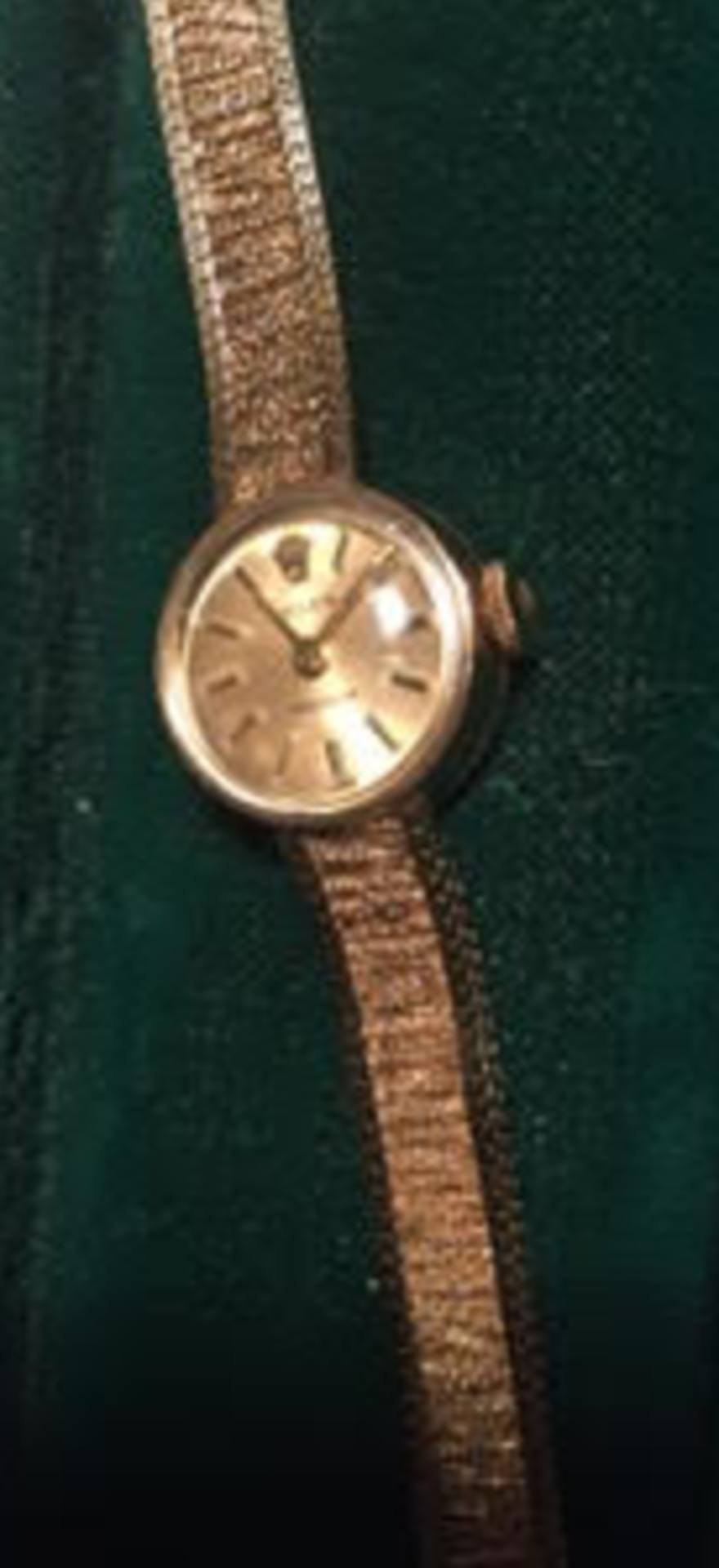 Ladies Rolex Precision 9ct Gold Bracelet - Image 3 of 6