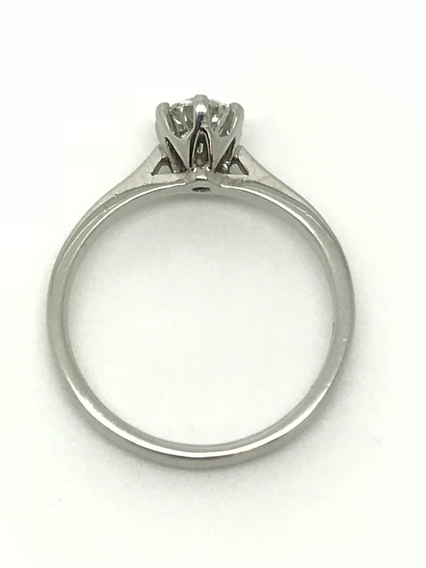 GIA Certificated 0.50ct Diamond Single Stone Ring - Image 3 of 5