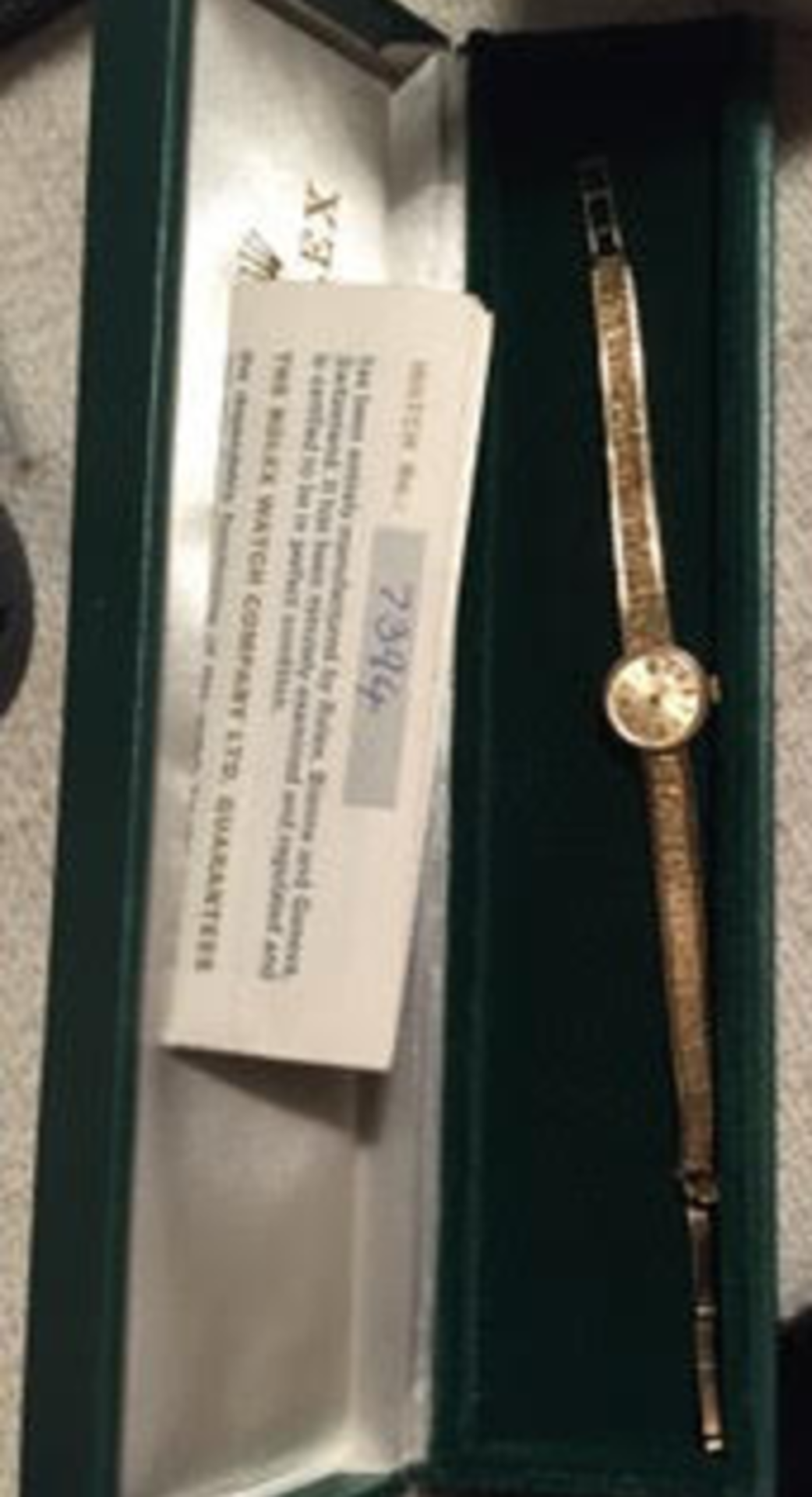 Ladies Rolex Precision 9ct Gold Bracelet - Image 5 of 6