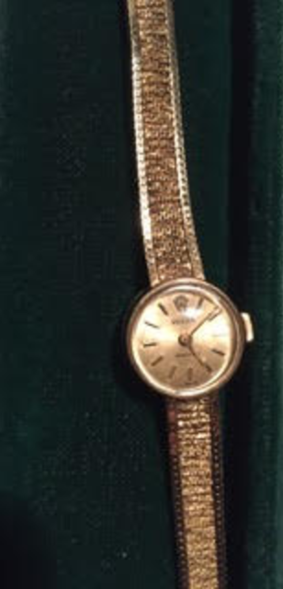 Ladies Rolex Precision 9ct Gold Bracelet - Image 4 of 6