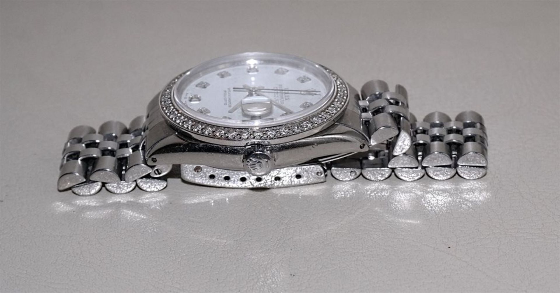 Mens Rolex Oyster Perpetual Datejust, White Diamond Dial 36mm - Image 3 of 5