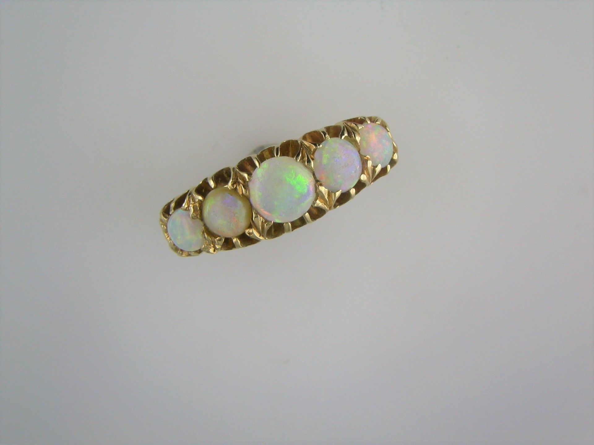 A 5 Stone Opal Ring - Image 2 of 2