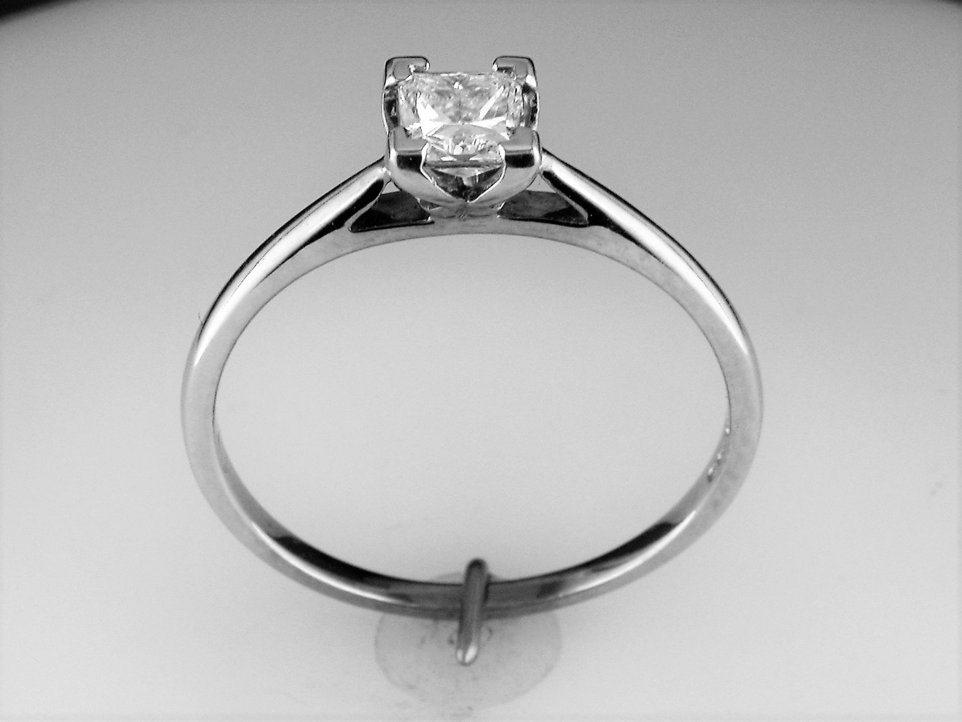 A 0.4 carat Princess Diamond Solitaire