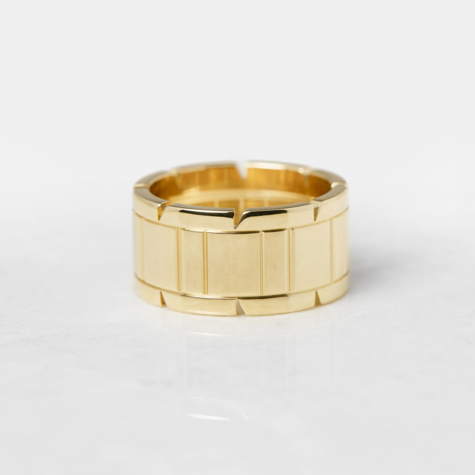 Cartier 18k Yellow Gold Tank Francaise Ring - Image 7 of 8