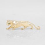 Cartier 18k Yellow Gold Panthre Brooch