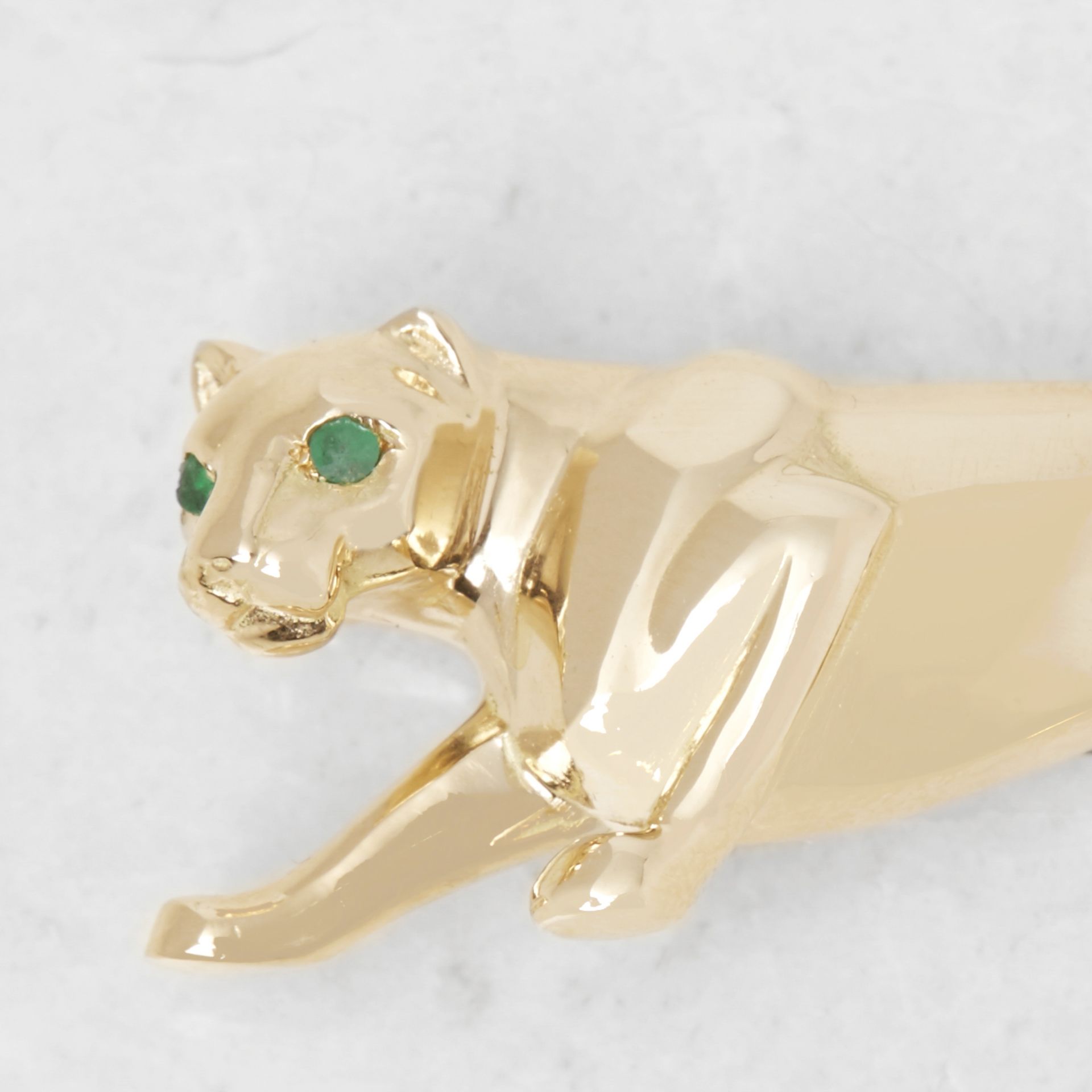 Cartier 18k Yellow Gold Panthre Brooch - Image 5 of 10