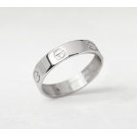 Cartier 18k White Gold Love Ring