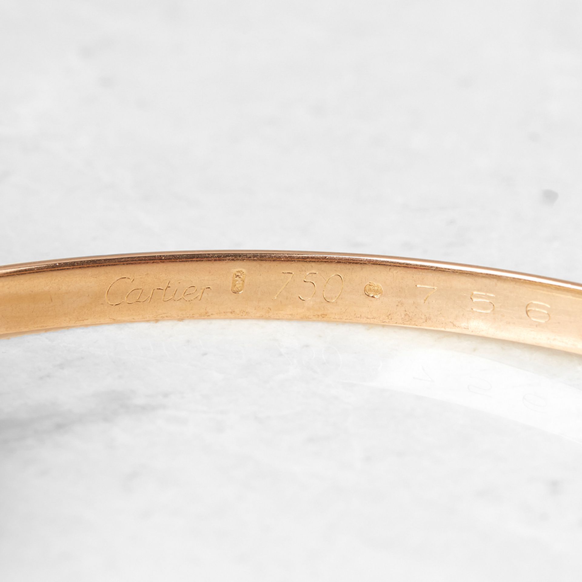 Cartier 18k Yellow, White & Rose Gold Trinity Bracelet - Image 14 of 22