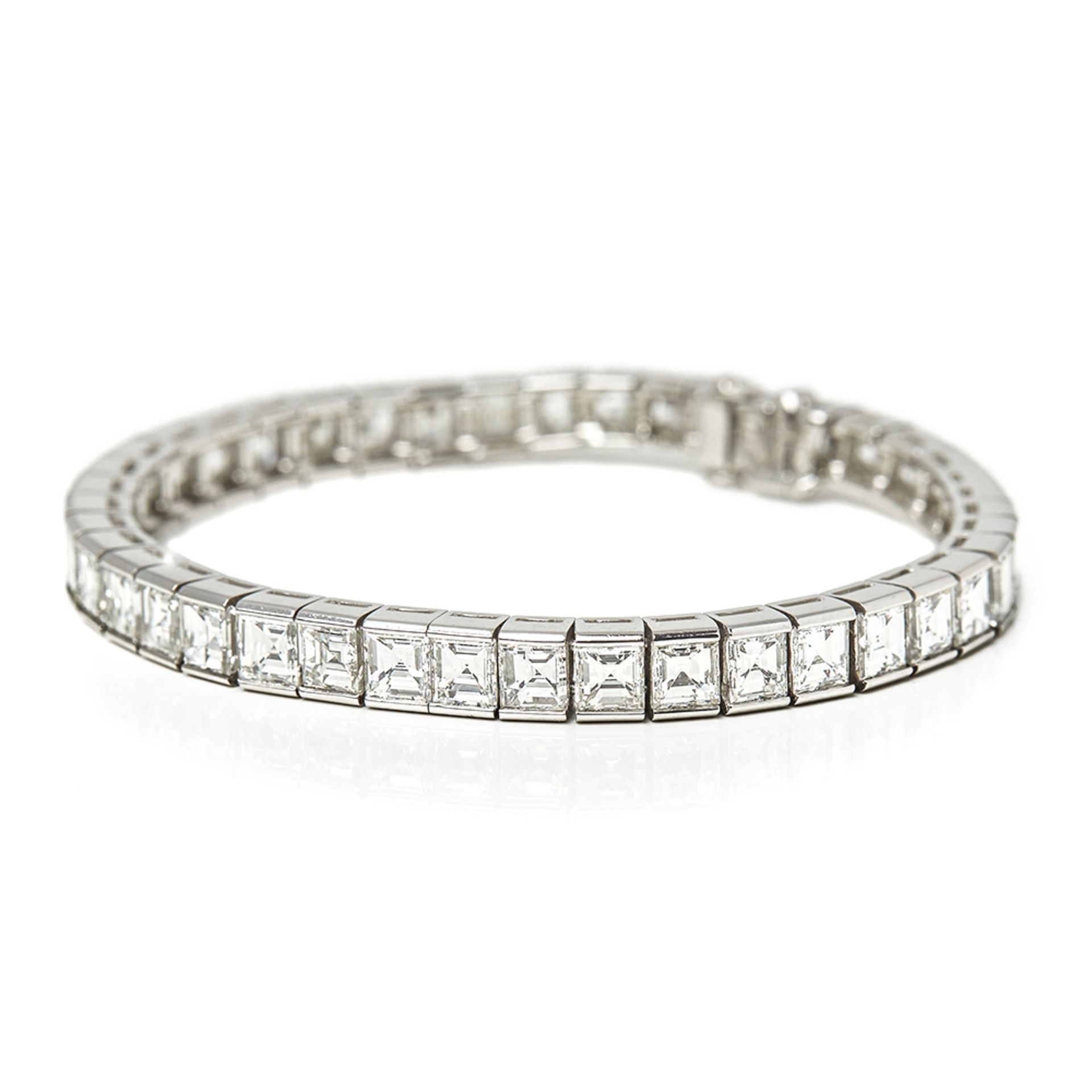 Cartier Platinum Diamond Tennis Bracelet