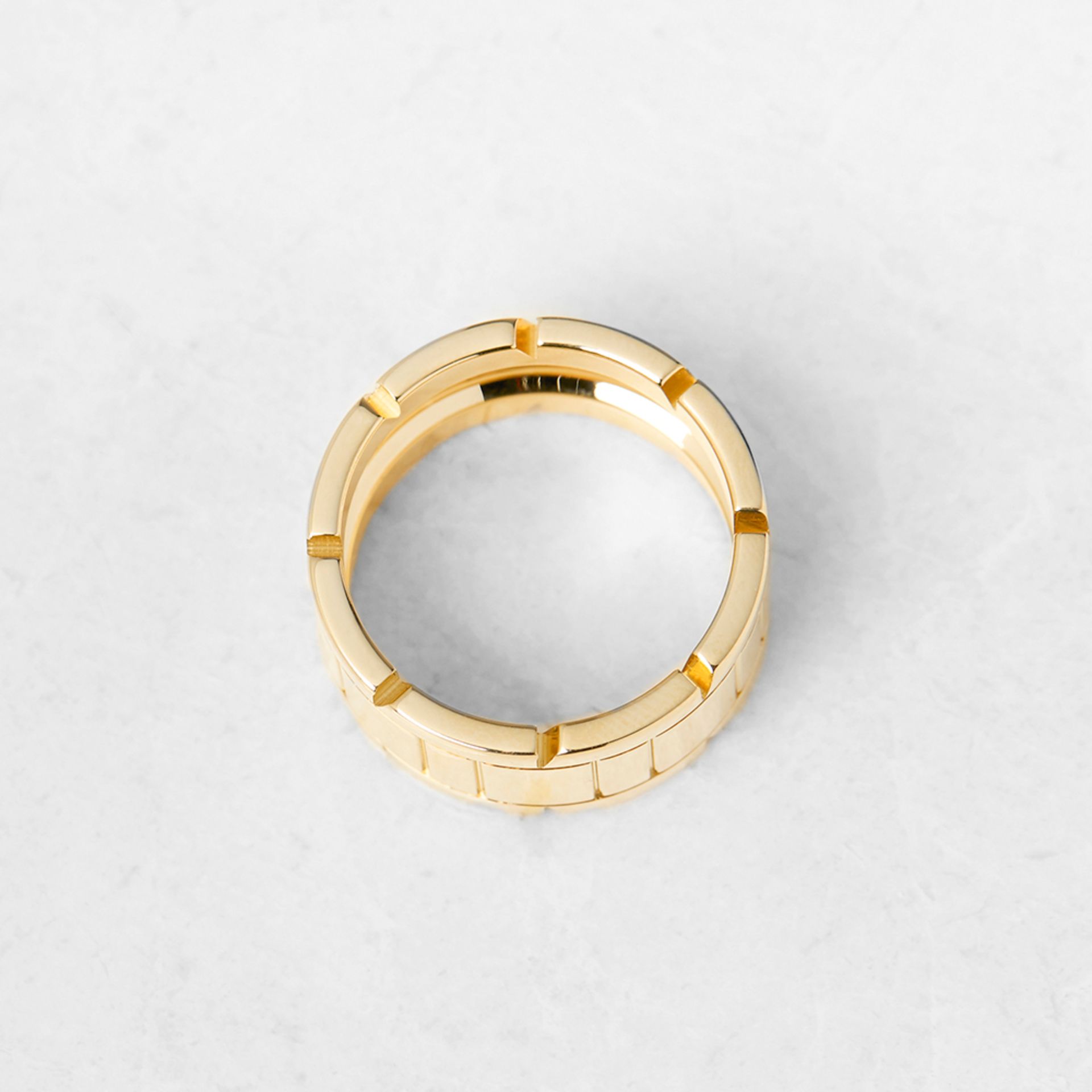 Cartier 18k Yellow Gold Tank Francaise Ring - Image 3 of 8