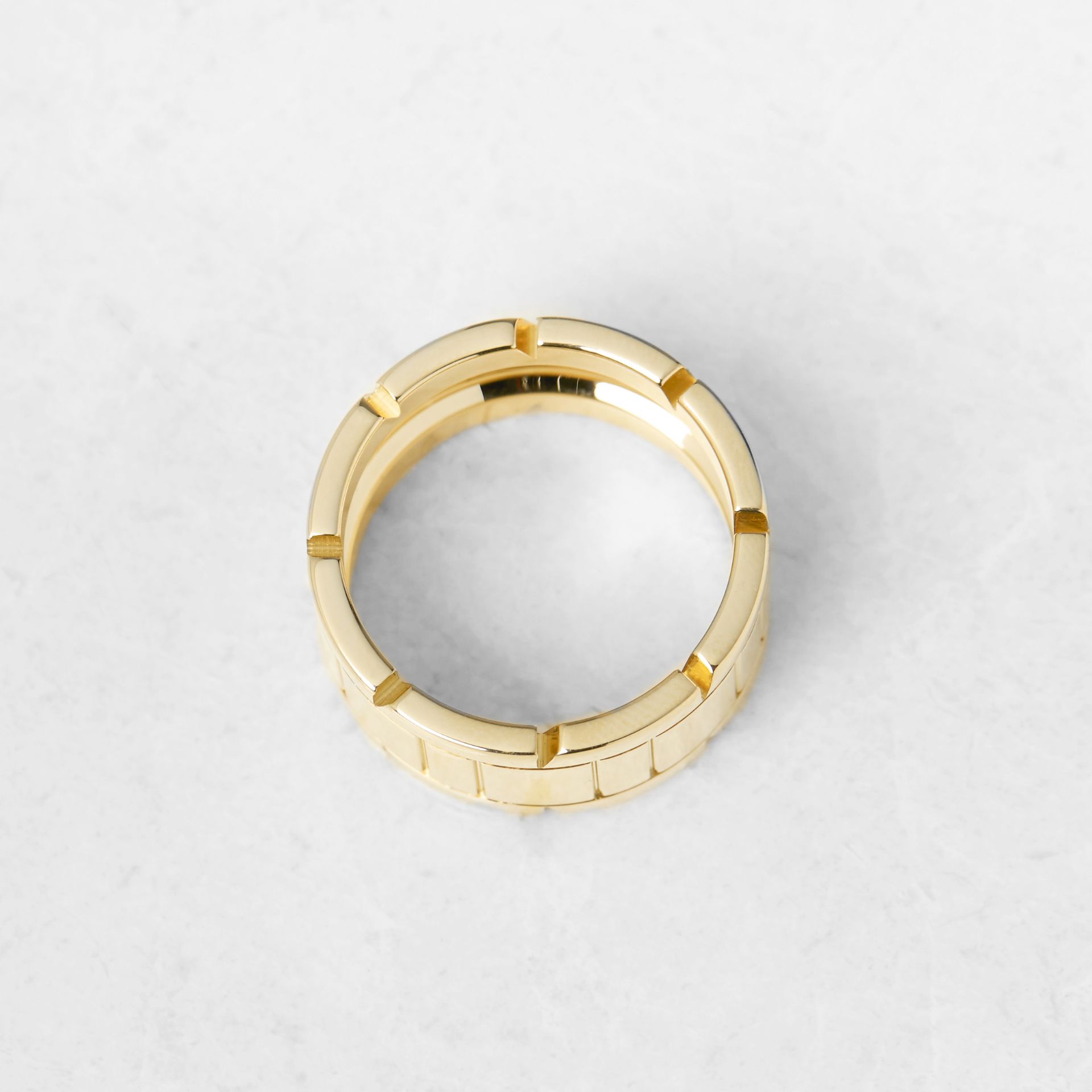 Cartier 18k Yellow Gold Tank Francaise Ring - Image 8 of 8
