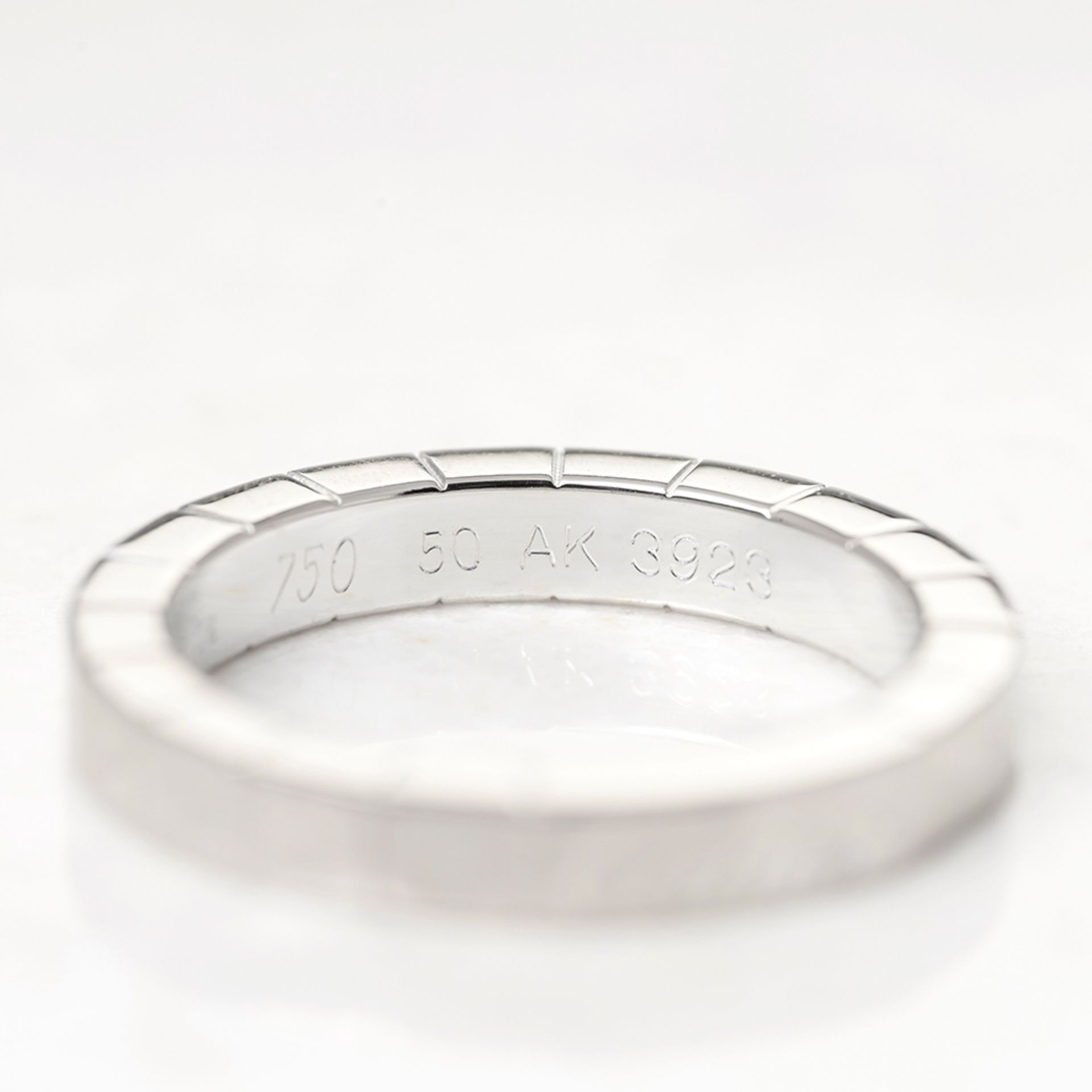 Cartier 18k White Gold Lanieres Ring - Image 7 of 13