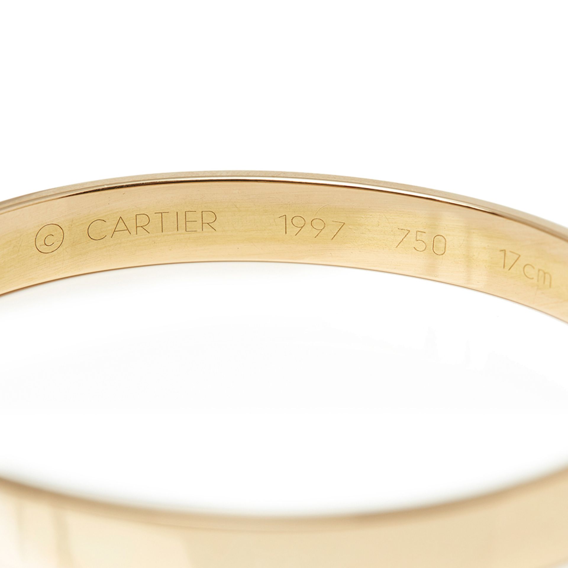 Cartier 18k Yellow Gold Diamond Anniversary Bracelet - Image 5 of 9
