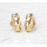 Cartier 18k Yellow Gold Panthre Earrings