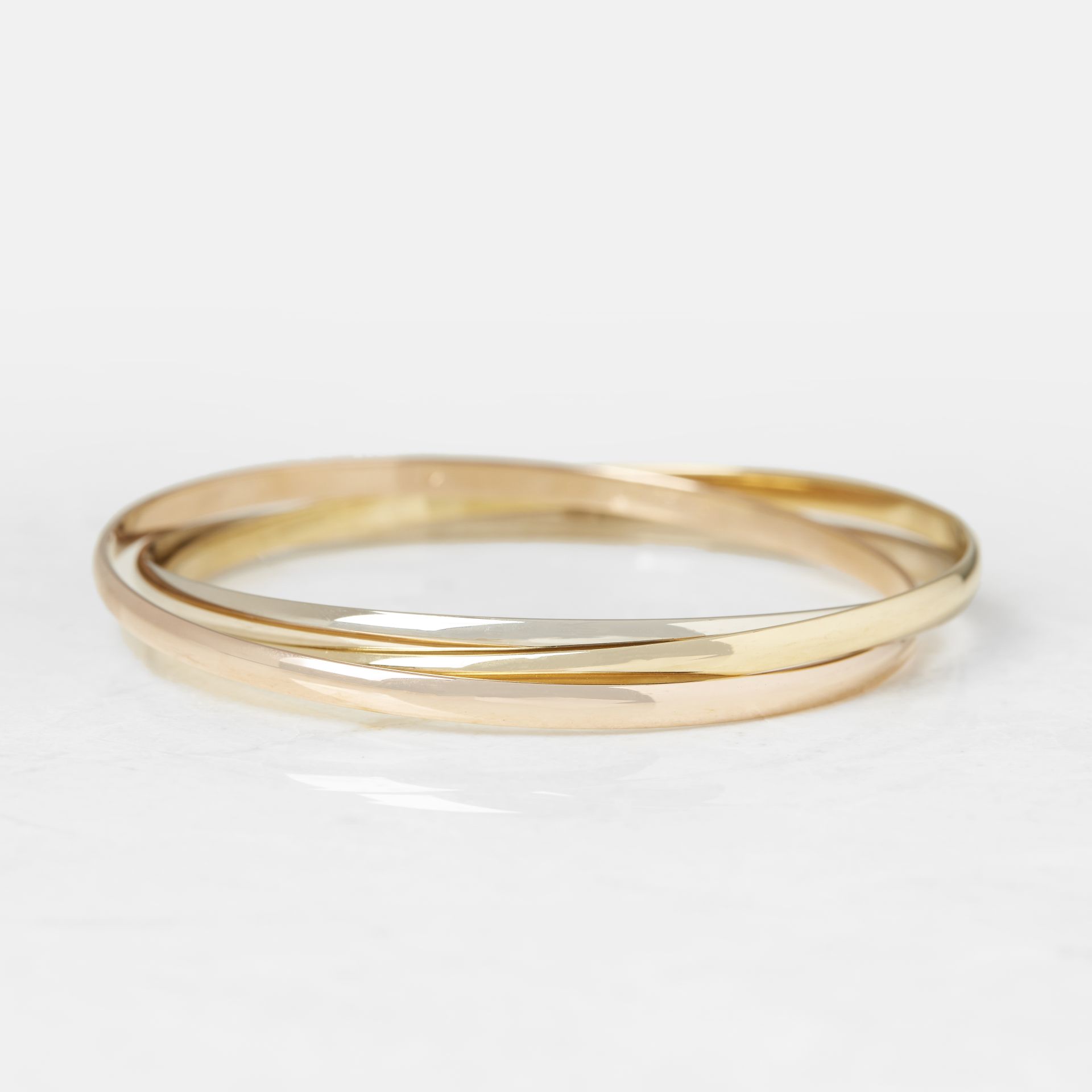 Cartier 18k Yellow, White & Rose Gold Trinity Bracelet - Image 17 of 22