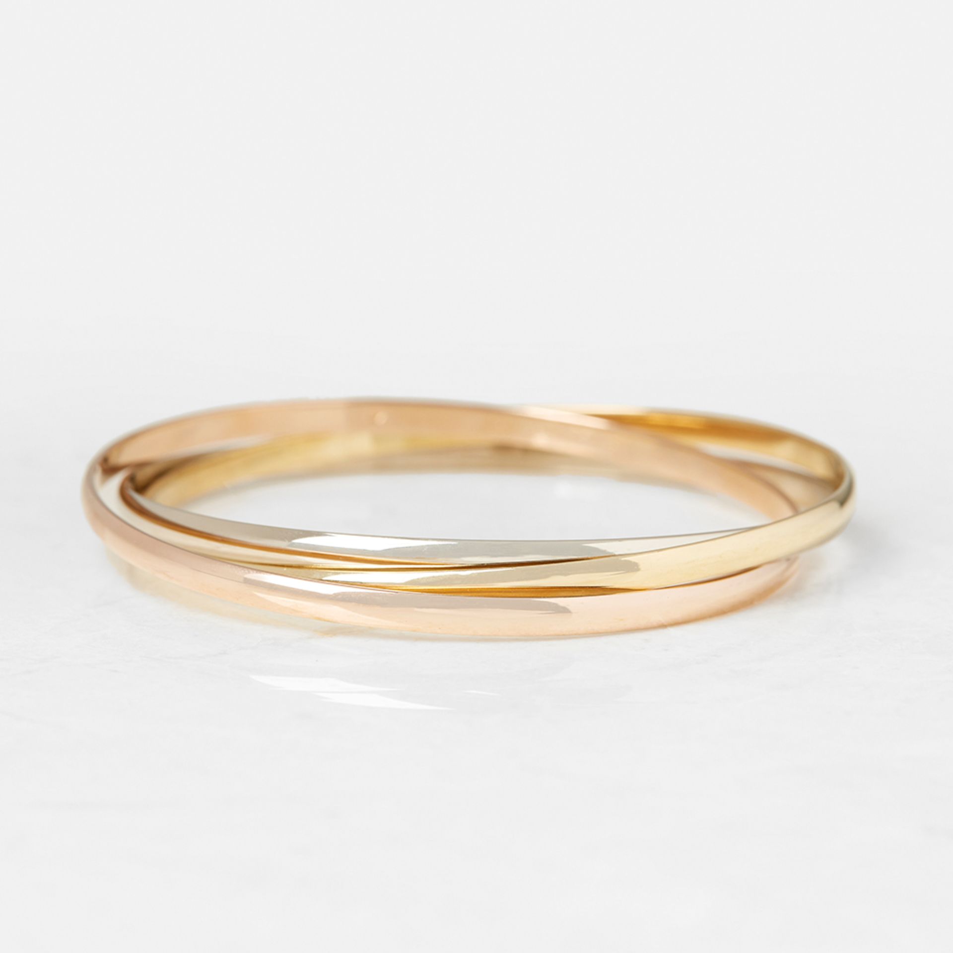 Cartier 18k Yellow, White & Rose Gold Trinity Bracelet - Image 11 of 22