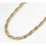 Cartier 18k Yellow Gold Double C Design Necklace