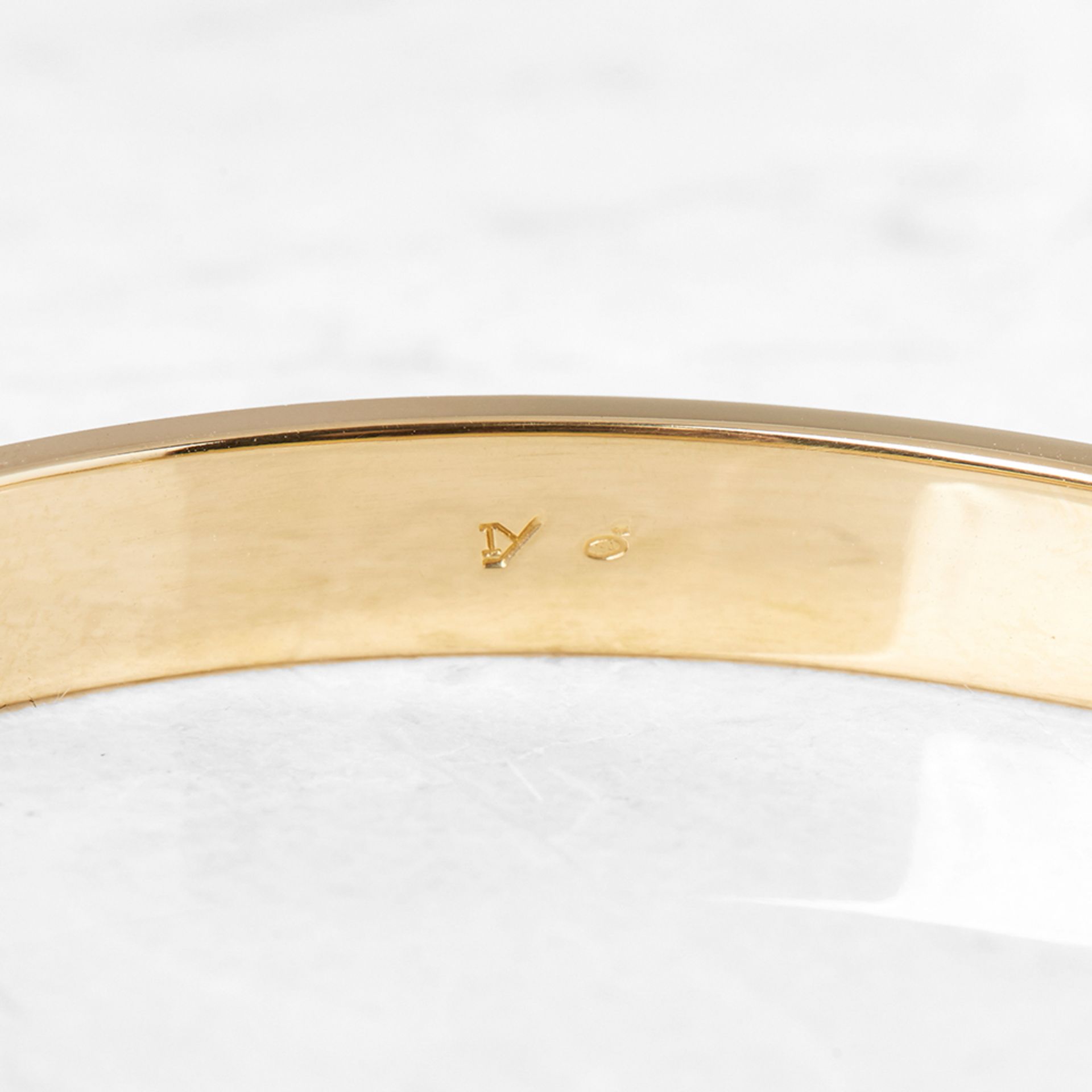 Cartier 18k Yellow Gold Love Bracelet Size 17 - Image 10 of 12