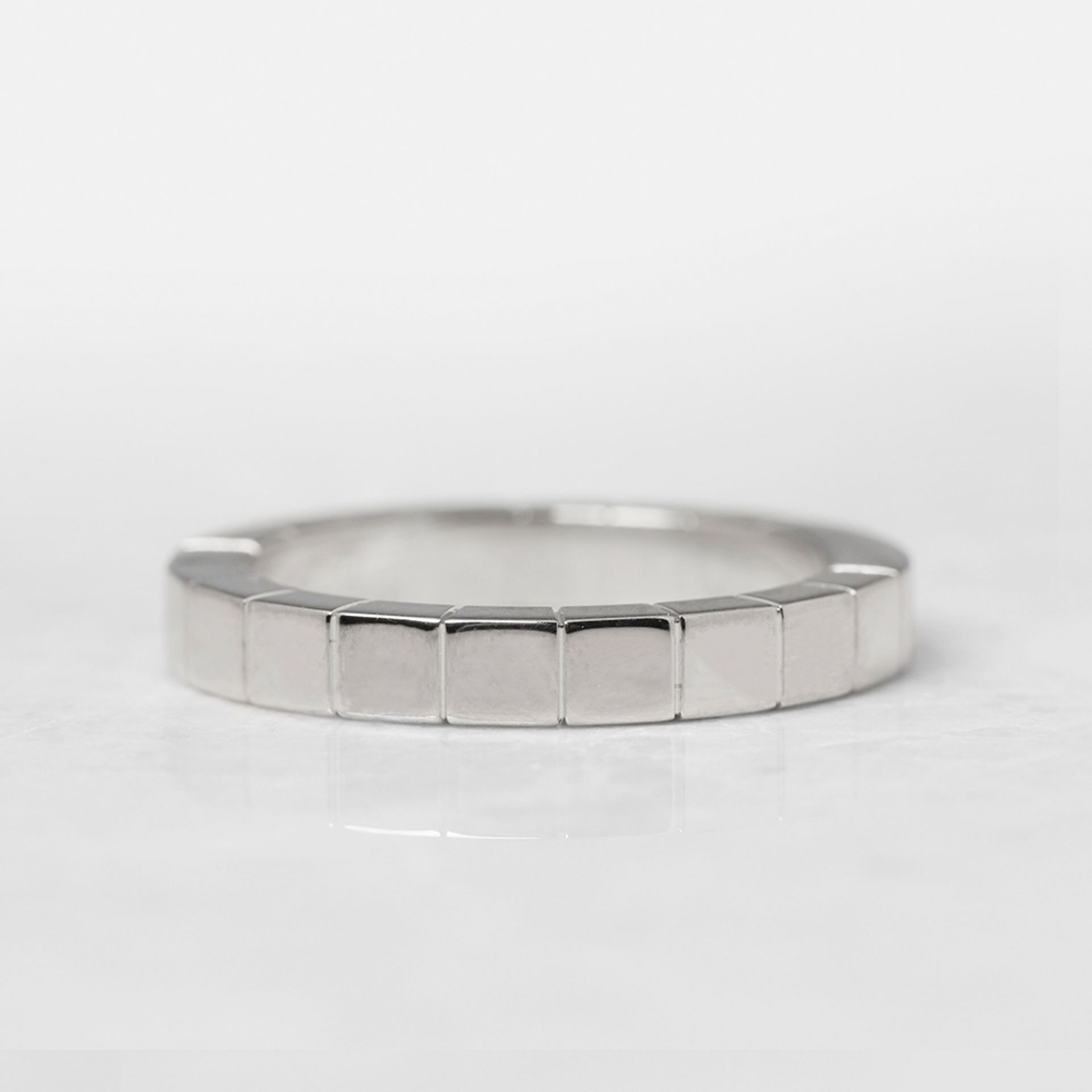 Cartier 18k White Gold Lanieres Ring - Image 4 of 13