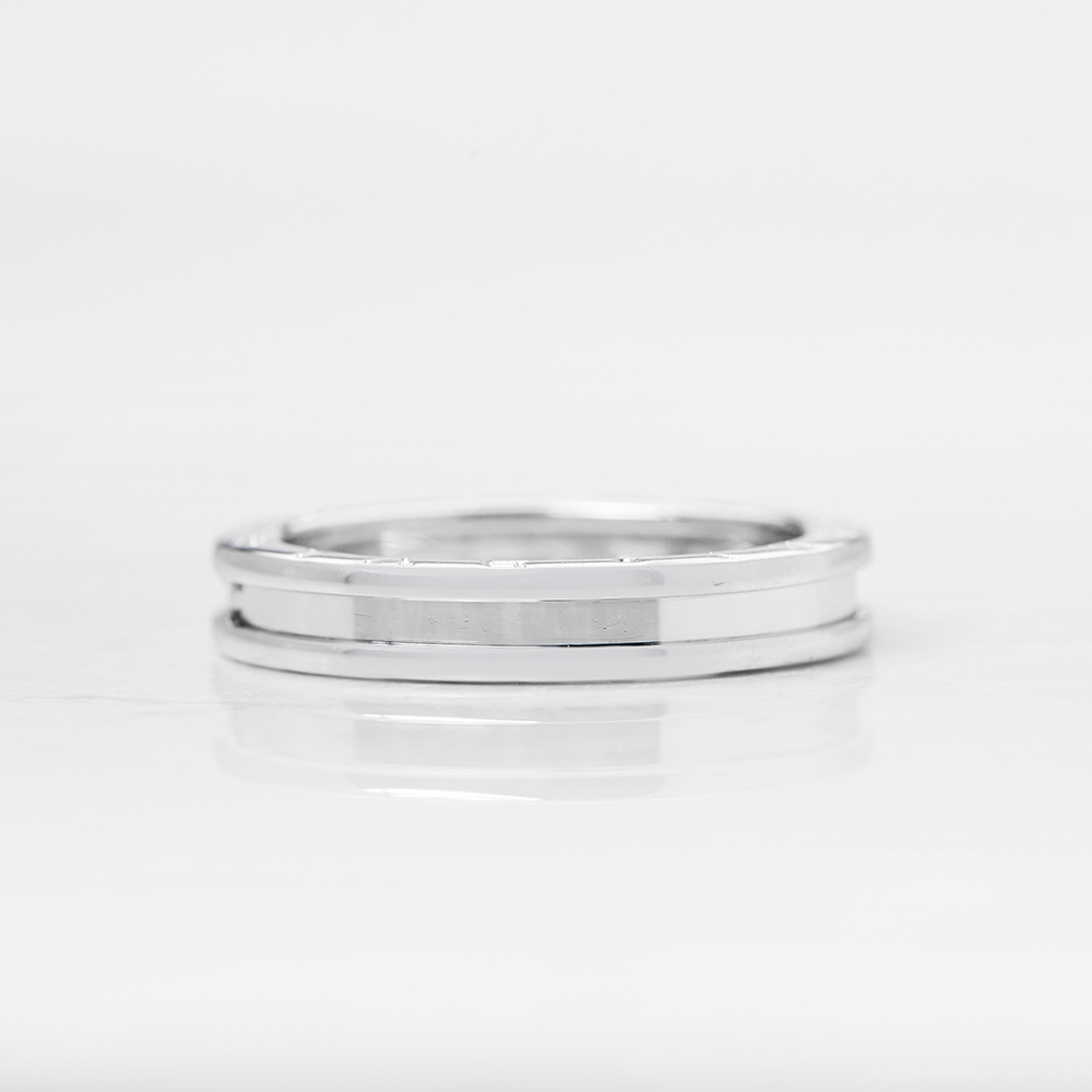 Bulgari 18k White Gold 1 Band B.Zero 1 Ring AN852423 - Image 3 of 8