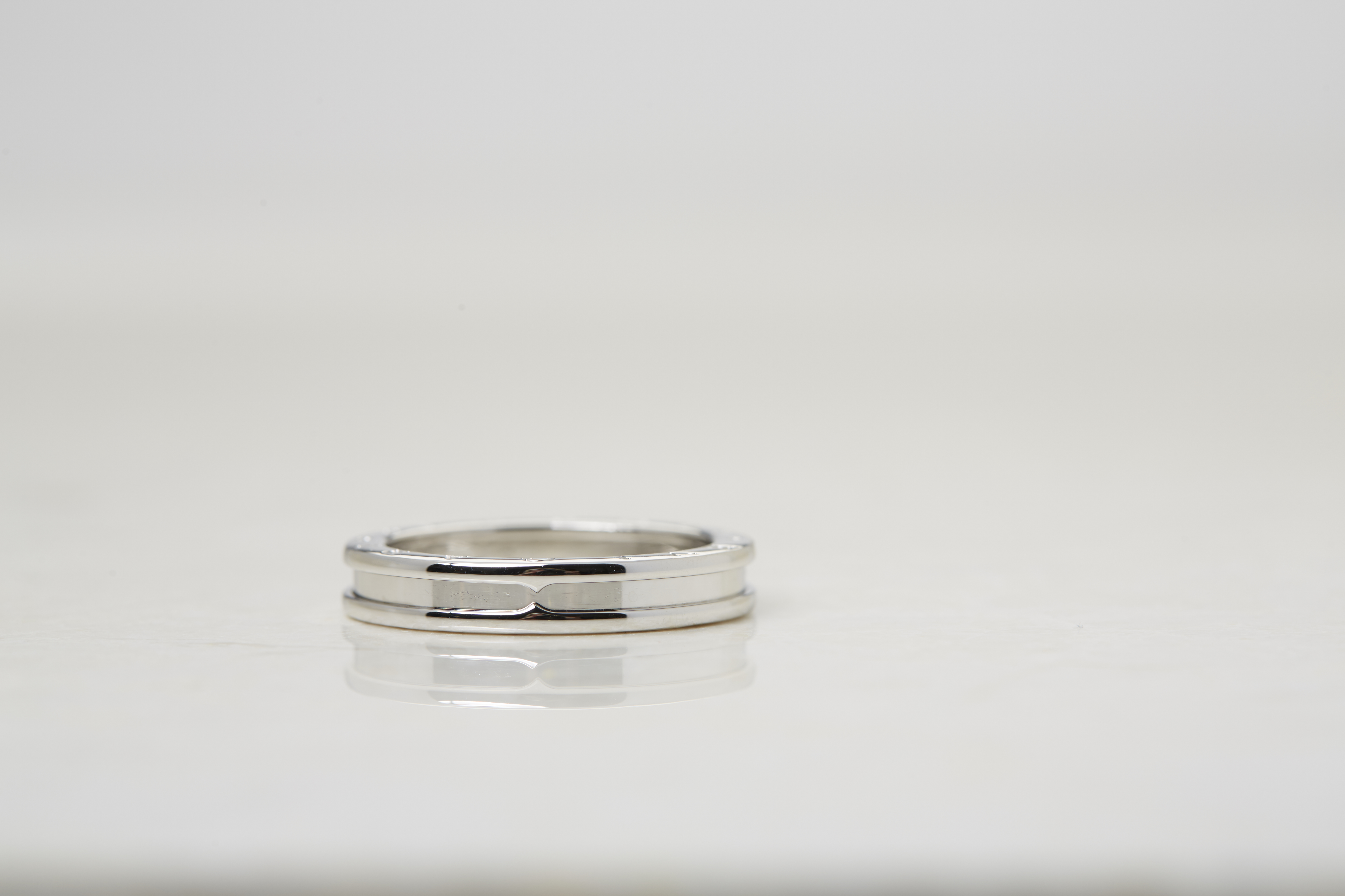 Bulgari 18k White Gold 1 Band B.Zero 1 Ring AN852423 - Image 6 of 8