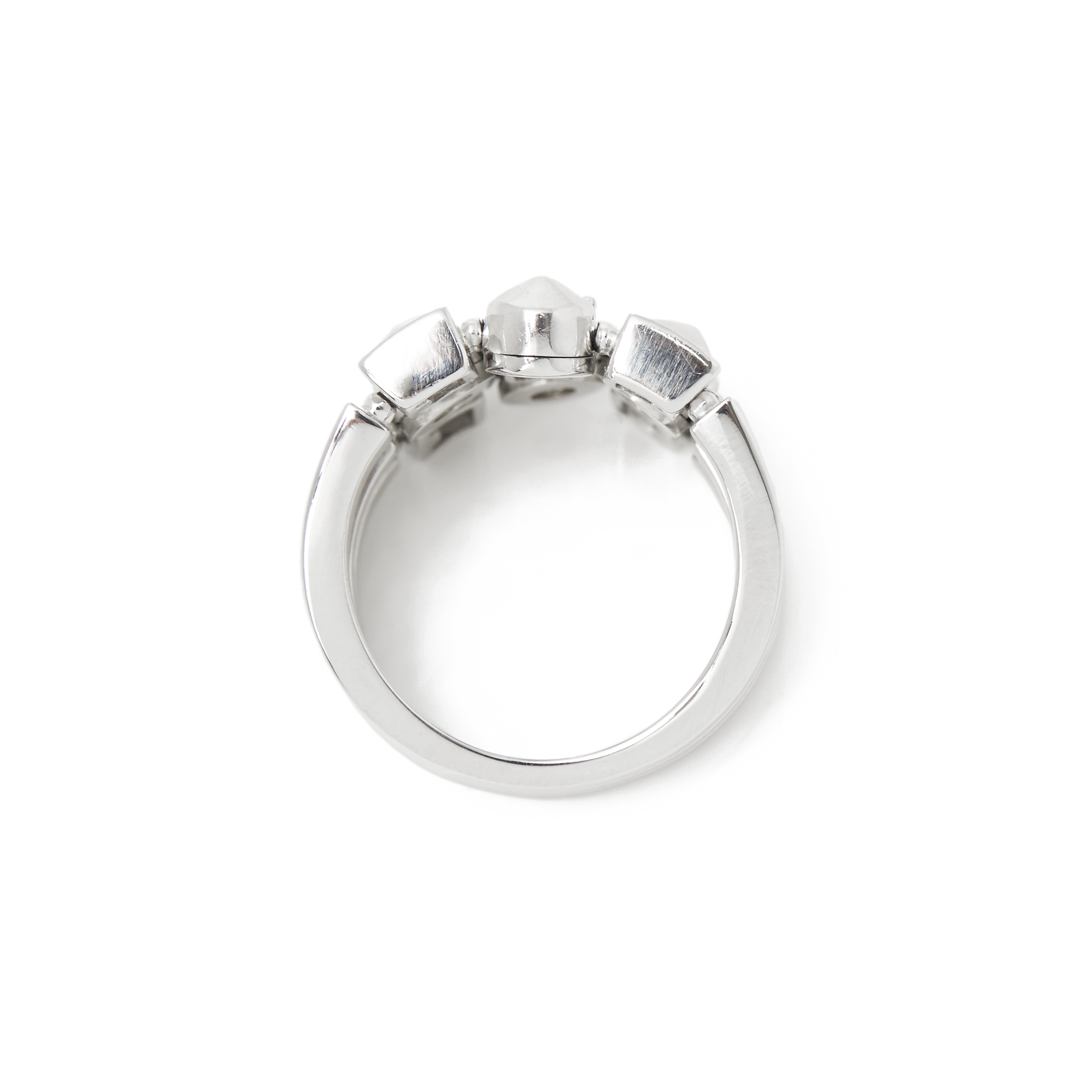 Bulgari 18k White Gold Diamond Luc_a Ring - Image 18 of 18