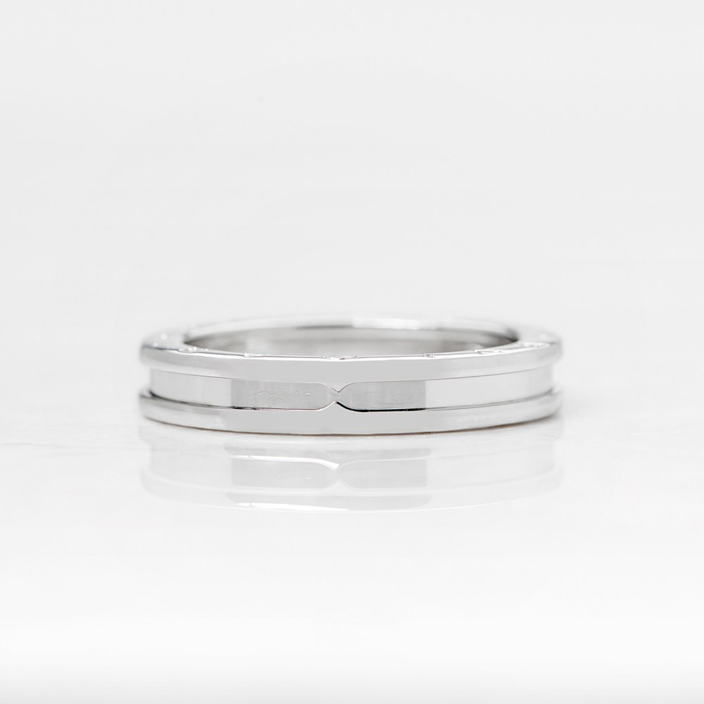 Bulgari 18k White Gold 1 Band B.Zero 1 Ring AN852423 - Image 2 of 8