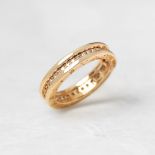 Bulgari 18k Yellow Gold 0.30ct Diamond B.Zero 1 Ring