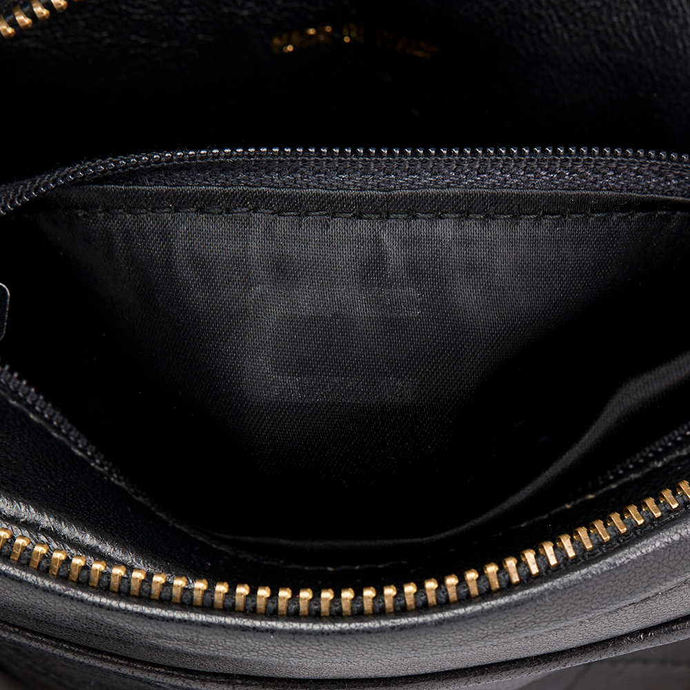 Chanel Black Quilted Lambskin Vintage Tassel Camera Bag - Image 8 of 10