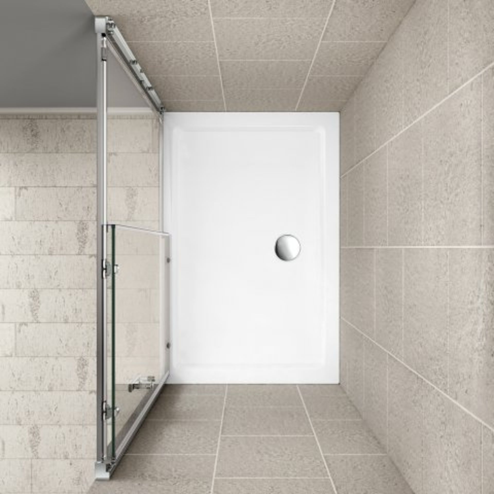 (A28) 1400mm - 8mm - Premium EasyClean Sliding Shower Door RRP £499.99. Premium Design Our Premium - Image 7 of 7