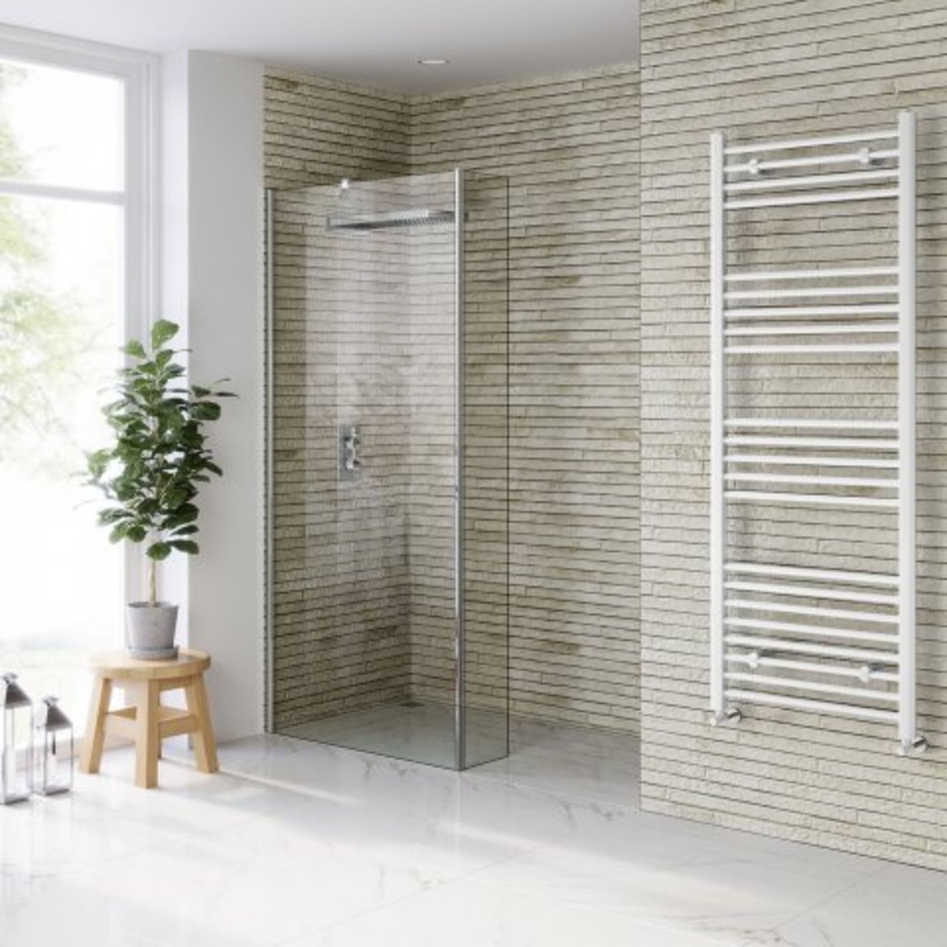 (A17) 760x250mm - 8mm - Premium EasyClean Wetroom Panel & Return Panel. RRP £449.99. Premium - Image 3 of 4