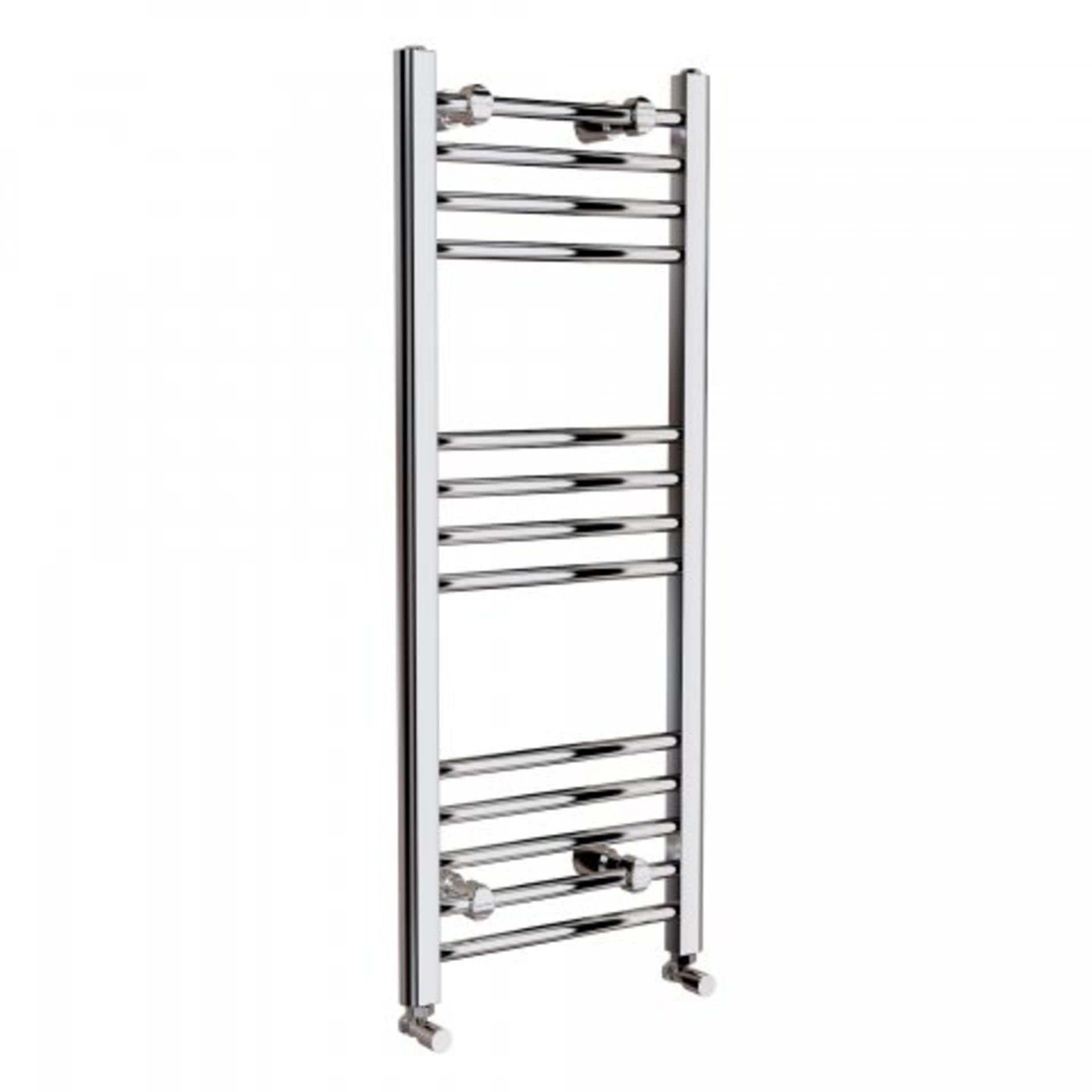 (A18) 1000x400mm - 20mm Tubes - Chrome Heated Straight Rail Ladder Towel Radiator Designer Touch For - Image 3 of 7