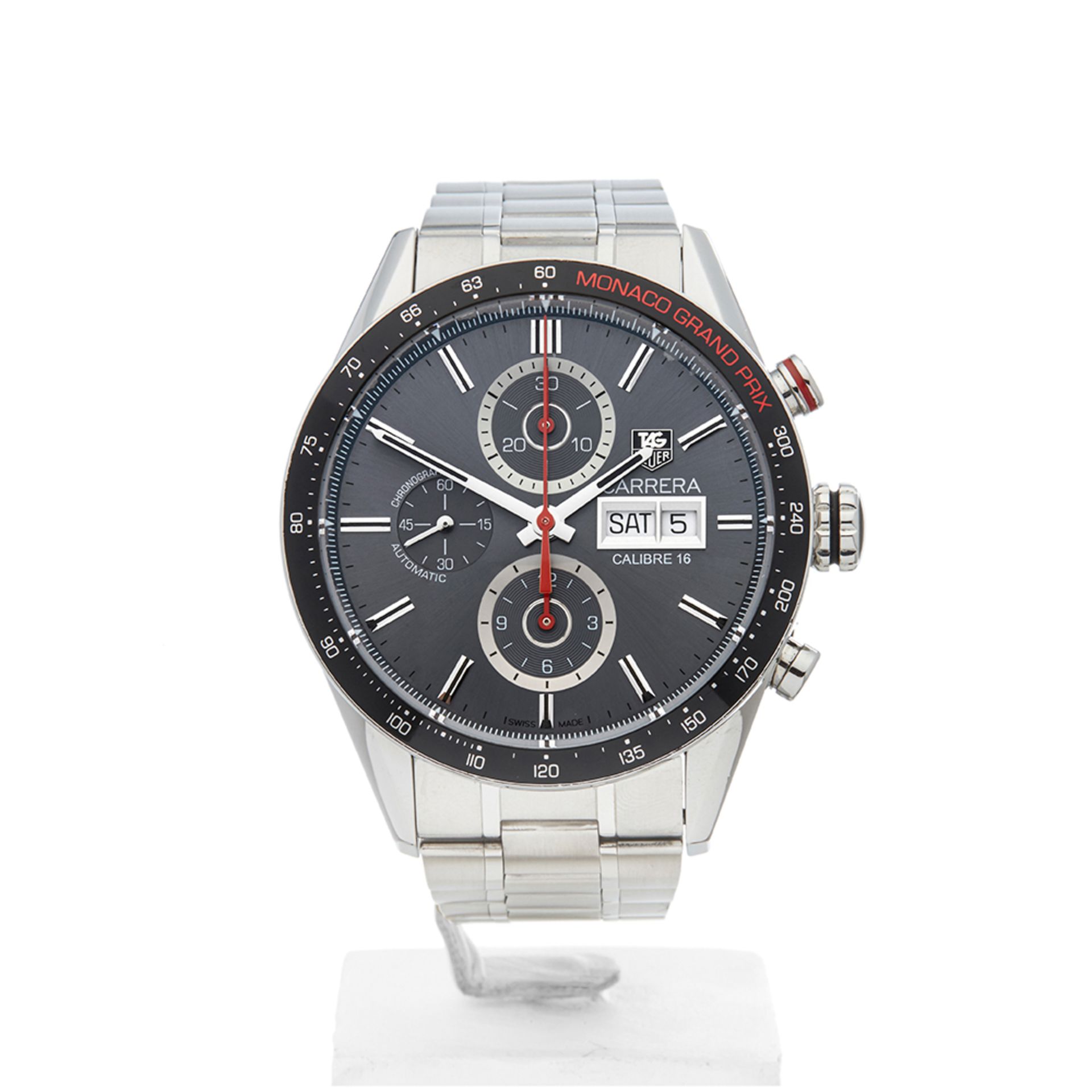 Tag Heuer Carrera Monaco GP Chronograph 43mm Stainless Steel - CV2A1M - Bild 2 aus 9