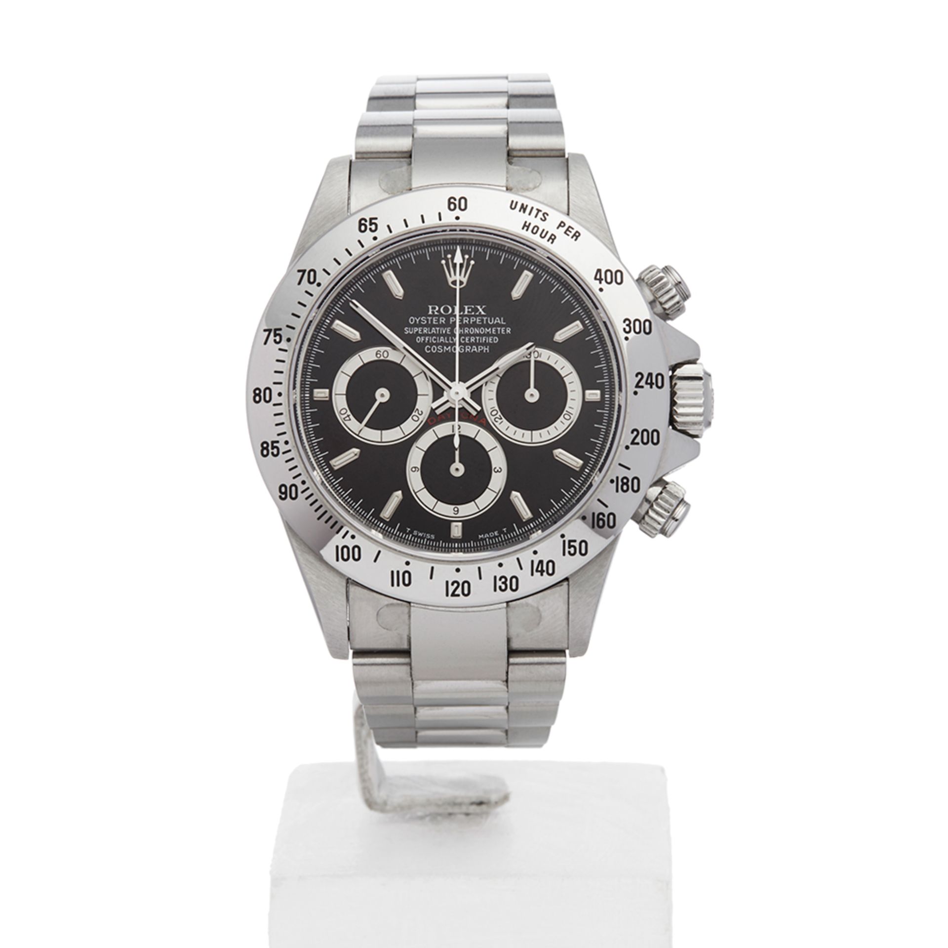 Rolex Daytona Zenith Chronograph Inverted 6 40mm Stainless Steel - 16520 - Image 2 of 8