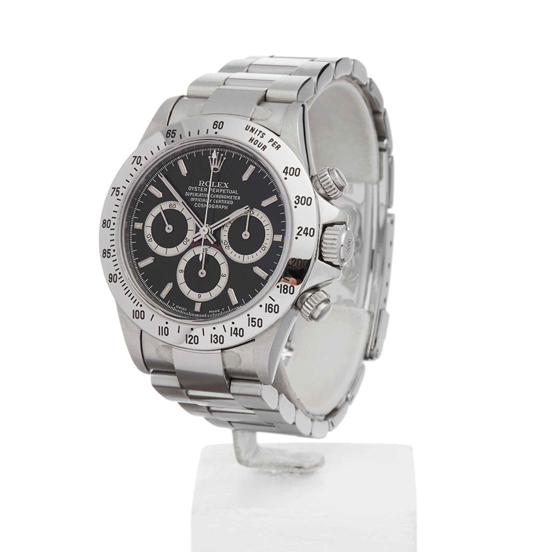 Rolex Daytona Zenith Chronograph Inverted 6 40mm Stainless Steel - 16520 - Image 3 of 8