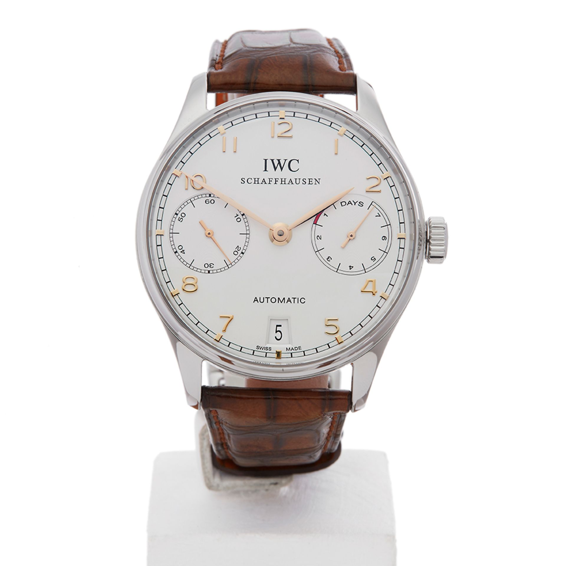 IWC Portuguese 7 Day Stainless Steel - IW500114 - Image 2 of 8