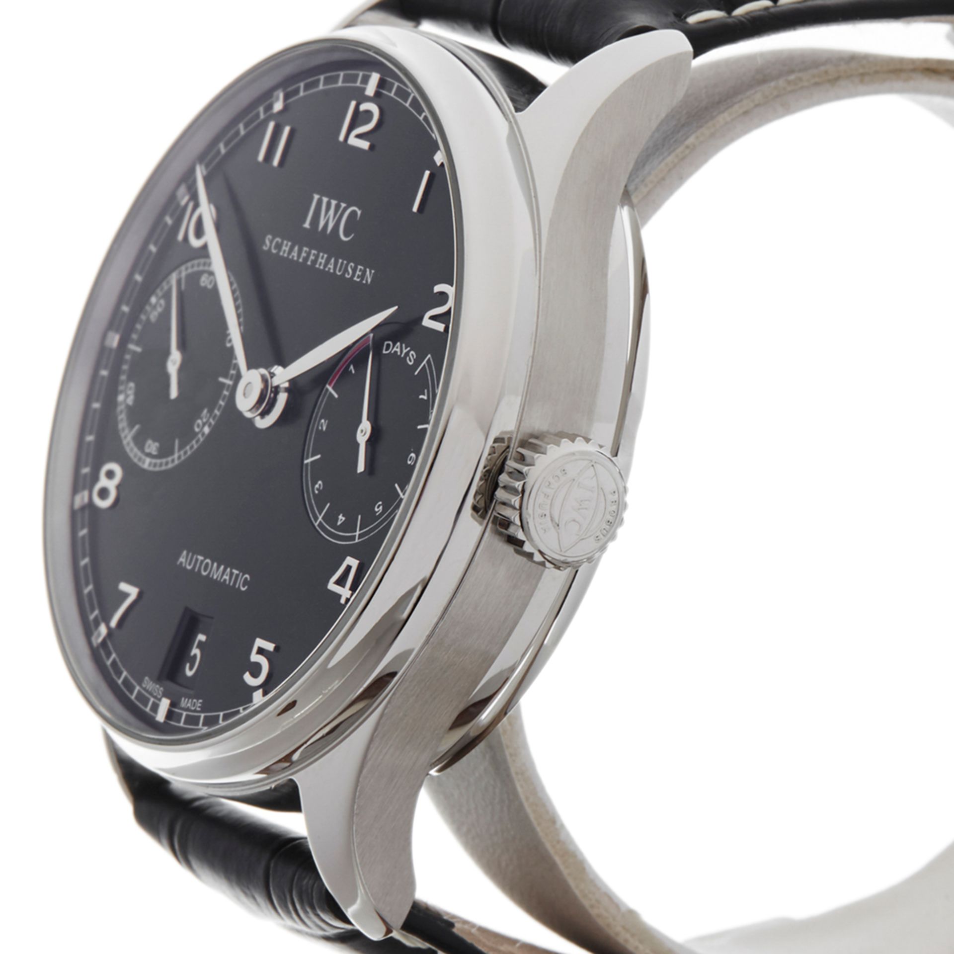 IWC Portuguese 7 Day 42mm Stainless Steel - IW500109 - Image 4 of 8