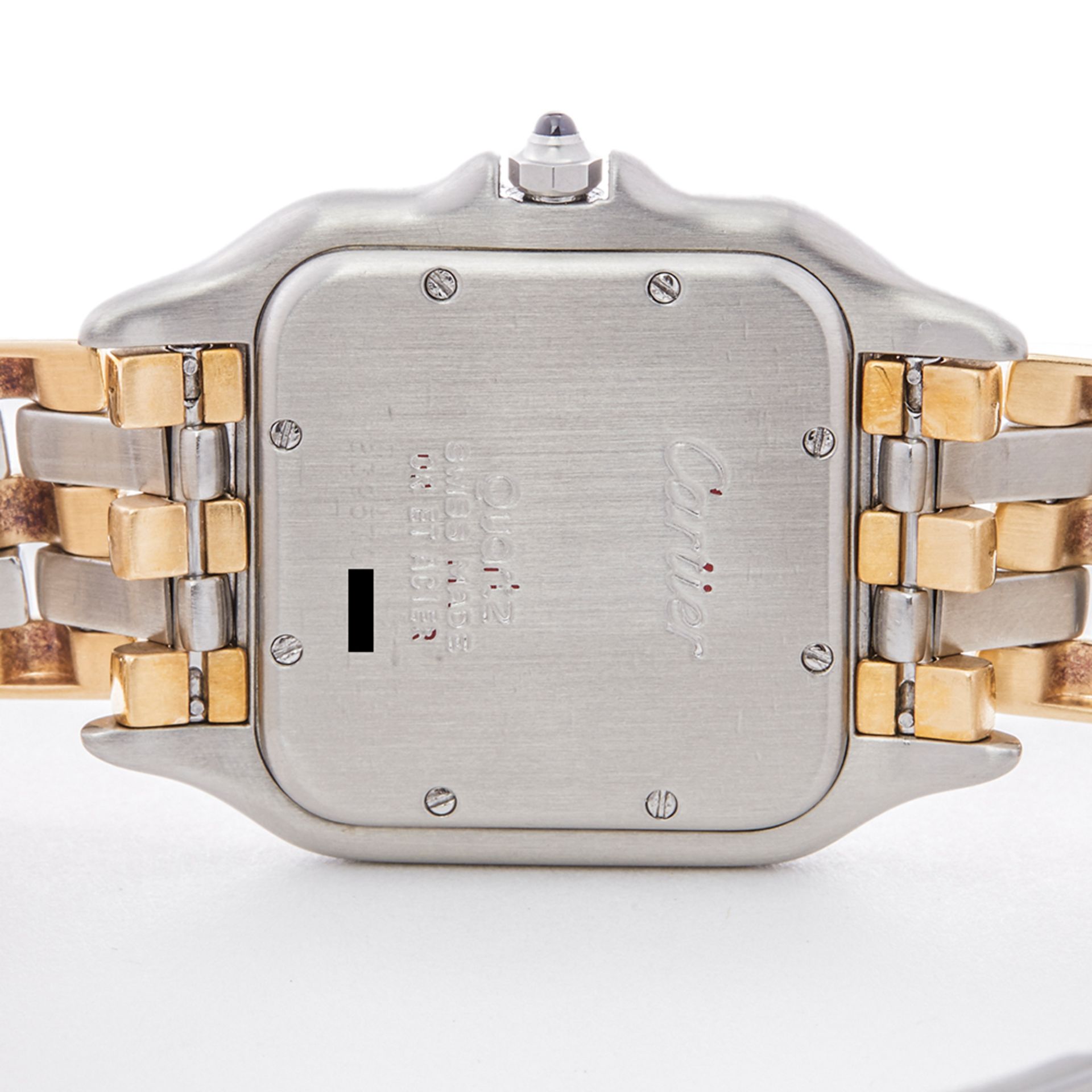 Cartier Panthere 3 Row Stainless Steel & 18k Yellow Gold - 83957 - Image 7 of 7