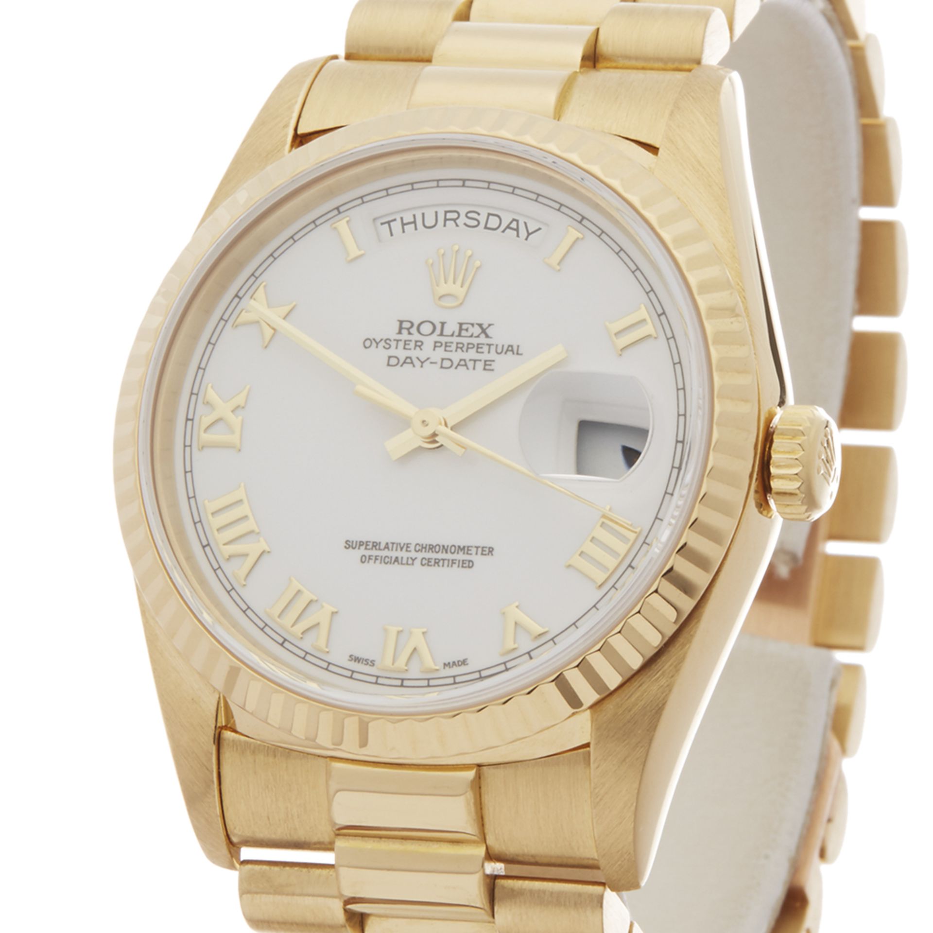 Rolex Day-Date 36mm 18k Yellow Gold - 18238