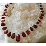 Fantastic Mozambique Garnet 34 cts Facated Pear drops fabulous real red faceted stones