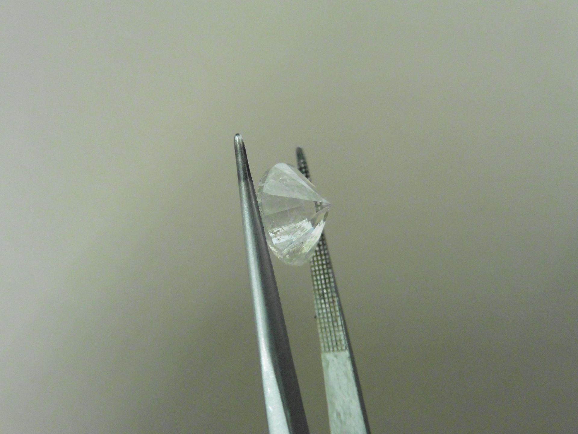 2.26ct enhanced brilliant cut diamond. F colour and I2 clarity ( enhanced). EGL certification. - Image 3 of 4